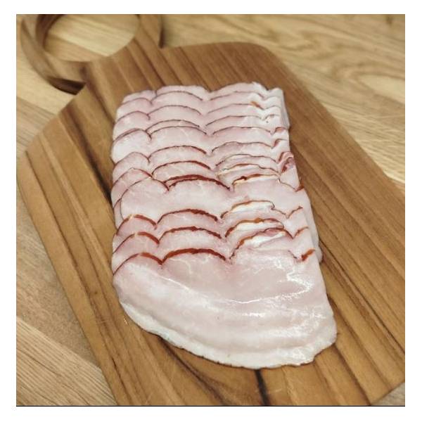 Bacon fumé en tranches